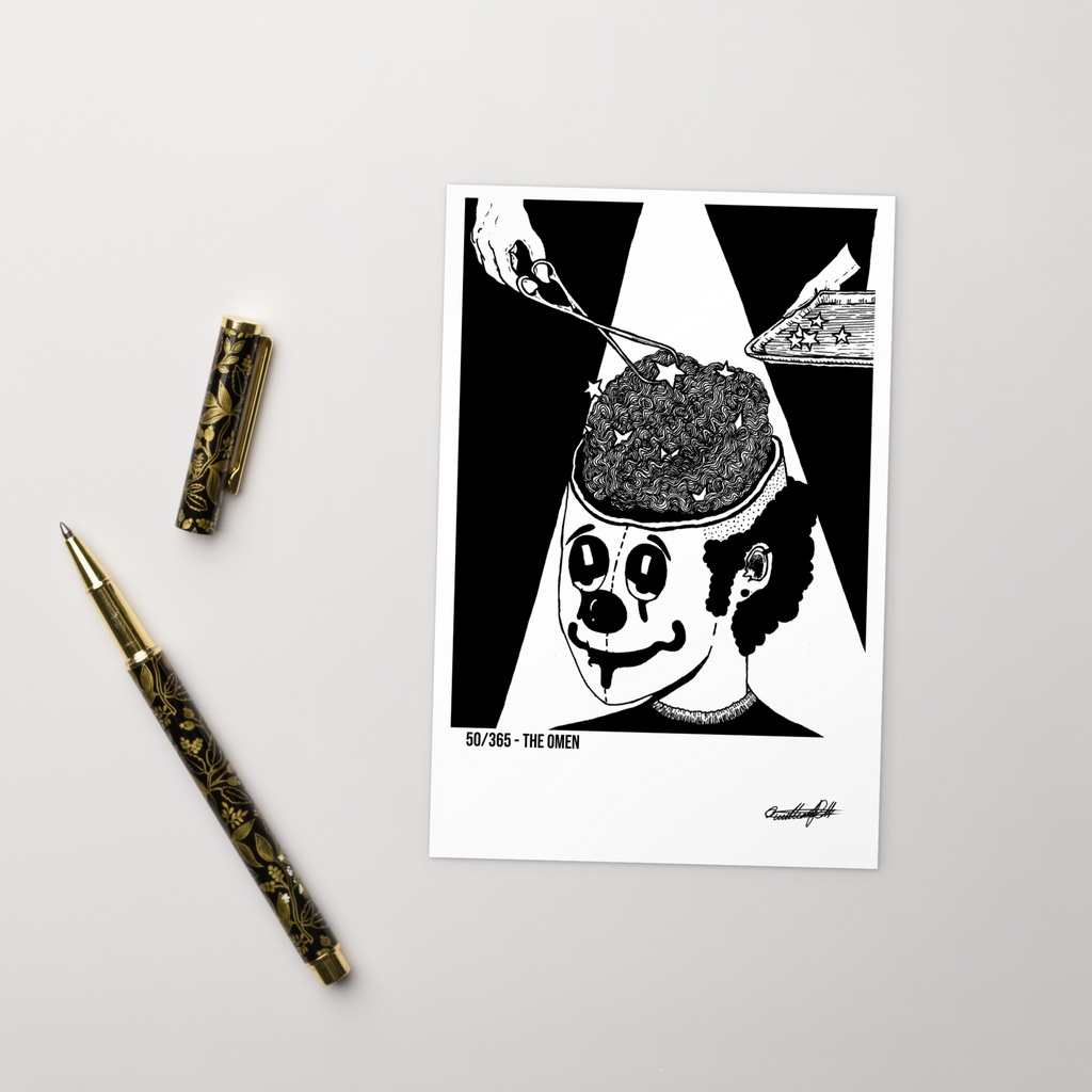 The Omen - Postcard Print