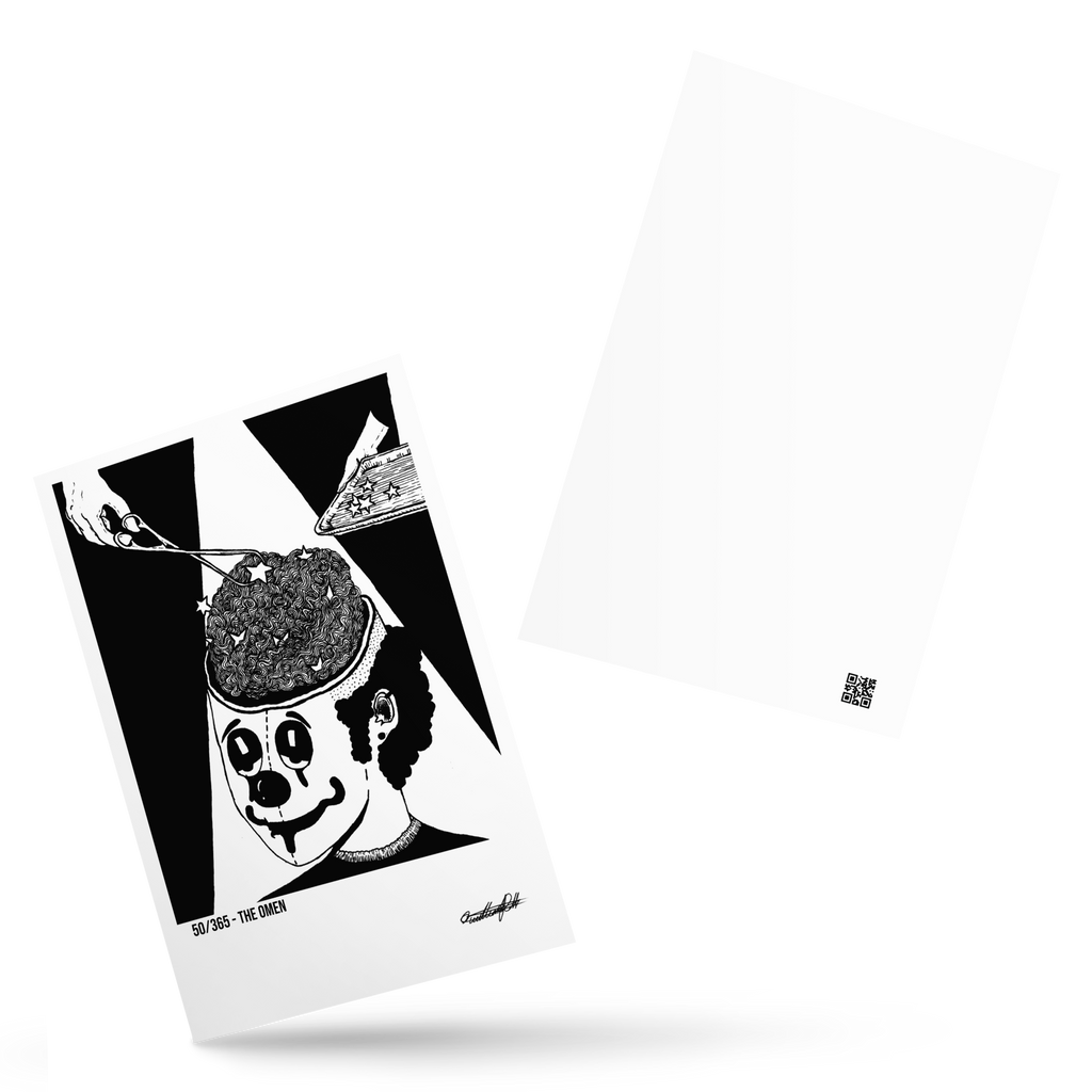 The Omen - Postcard Print